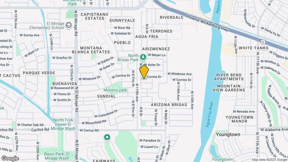 11836 W Rosewood Dr Mapa y Detalles de la Ubicación