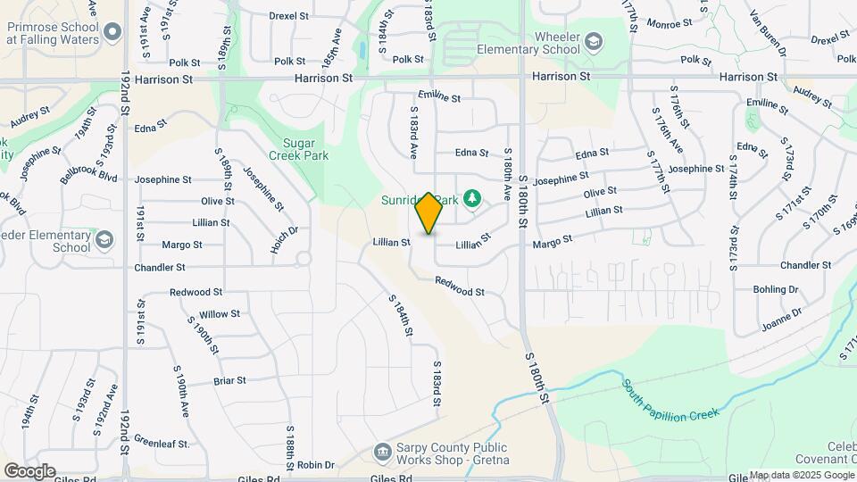 7358 S 183rd St Map and Location Details