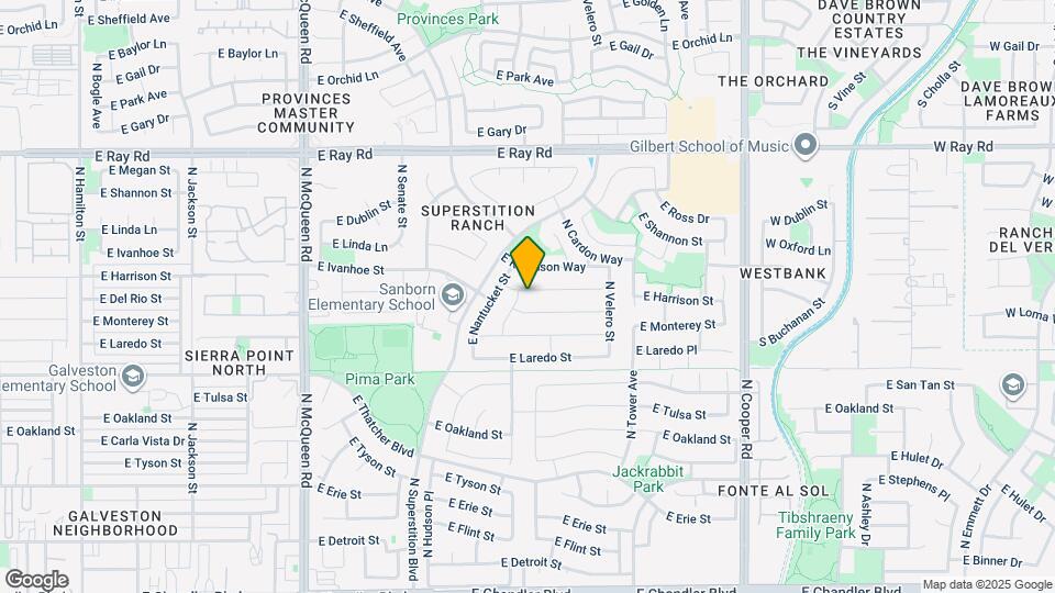 1509 E Harrison St Map and Location Details