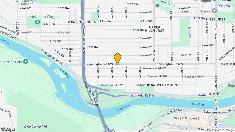 2226 Westmount Rd NW Map and Location Details