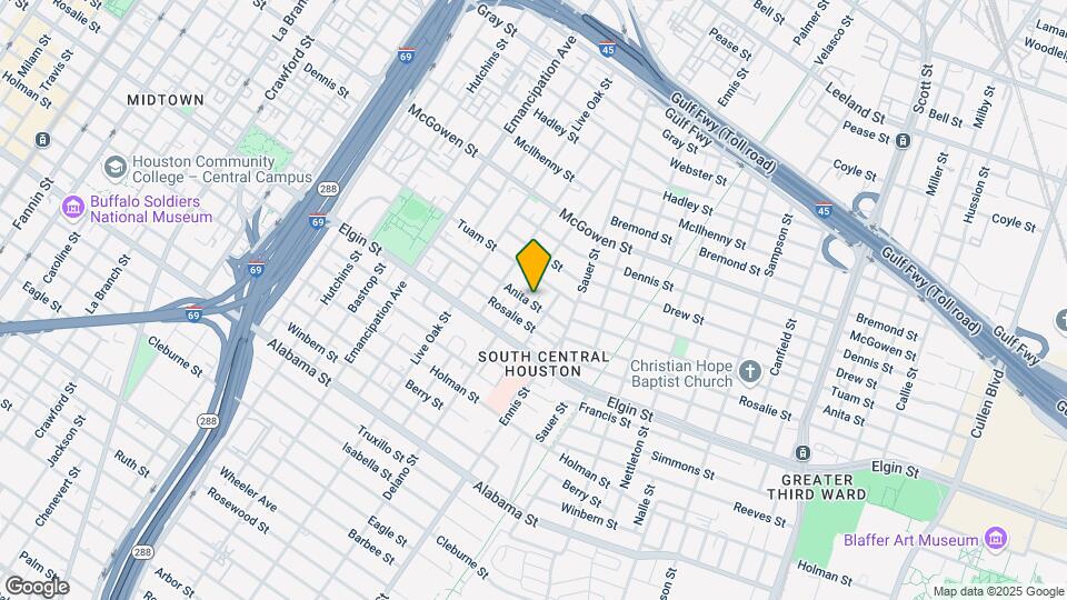 2803 Anita St Mapa y Detalles de la Ubicación