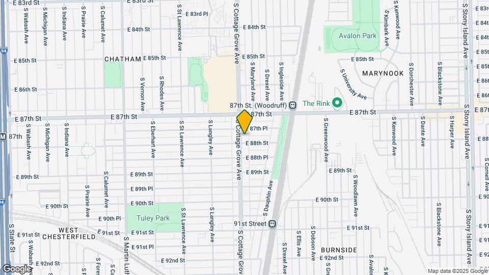 8751 S Cottage Grove Ave Mapa y Detalles de la Ubicación