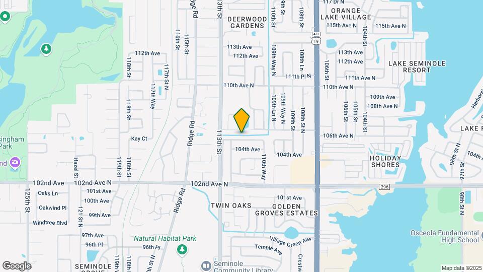 11151 105th Ave N Map and Location Details
