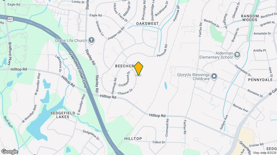 4603 Chaucer Dr Mapa y Detalles de la Ubicación