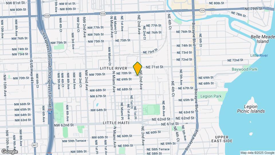 181 NE 69th St Map and Location Details