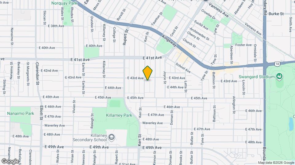 5838 Kerr St Map and Location Details
