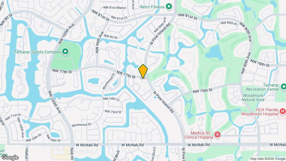 8815 NW 76th Dr Map and Location Details