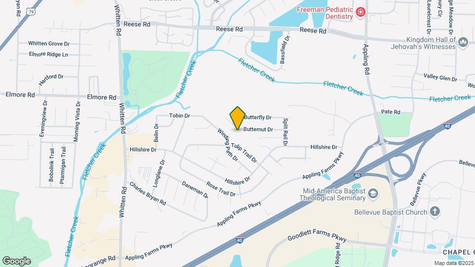 7115 Butternut Dr Map and Location Details