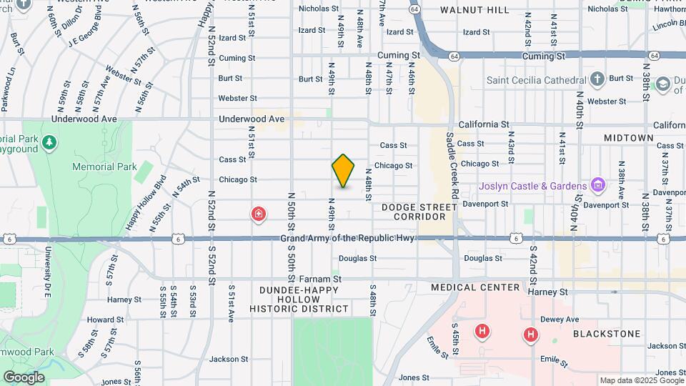 4816 Davenport St Map and Location Details