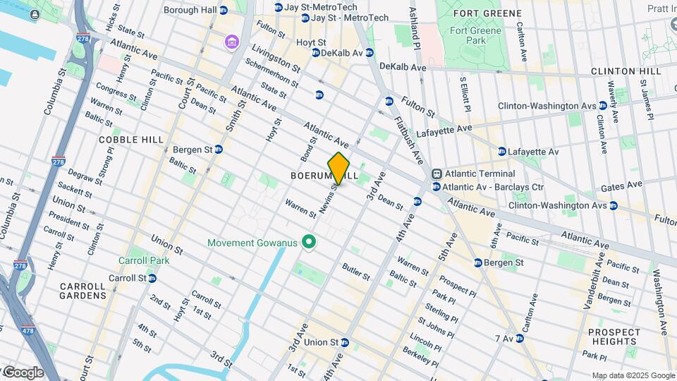 253 Bergen St Map and Location Details