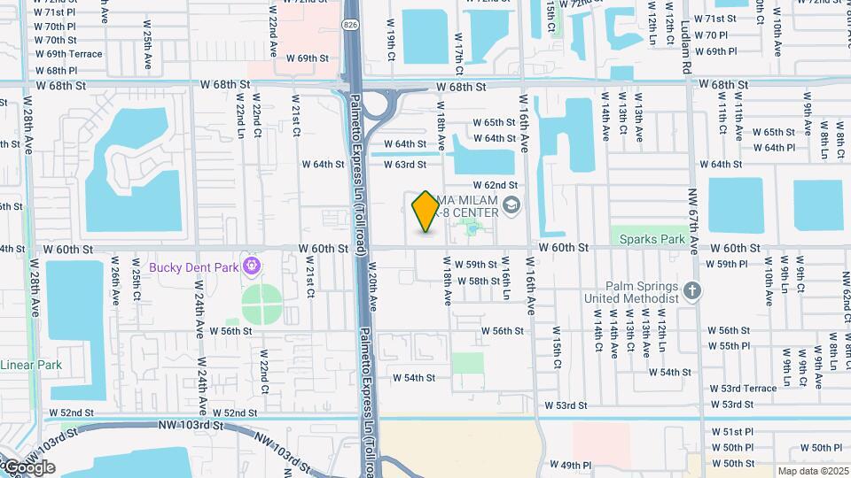 1855 W 60th St Map and Location Details
