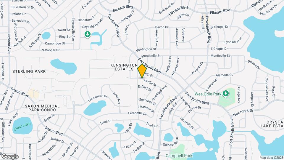 1511 Lavilla St Map and Location Details