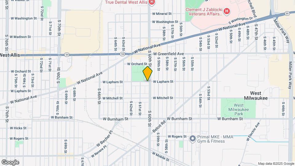 6011 W Lapham St, Unit upper Mapa y Detalles de la Ubicación