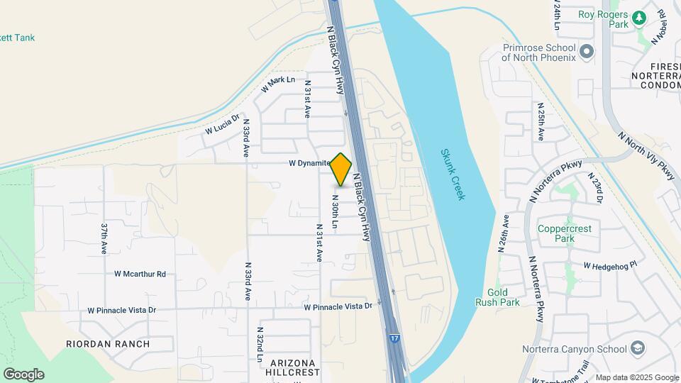 3021 W White Feather Ln Map and Location Details
