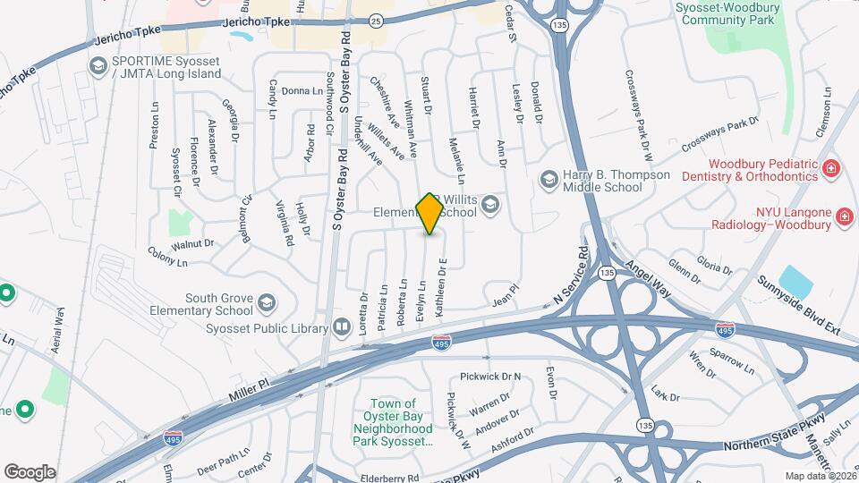 38 Evelyn Ln Map and Location Details