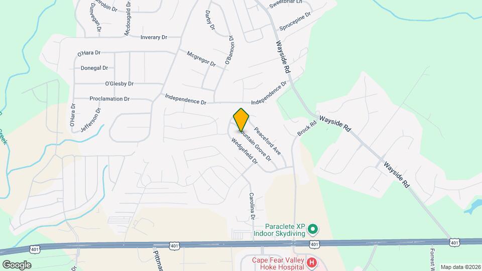 343 Fountain Grove Dr Map and Location Details