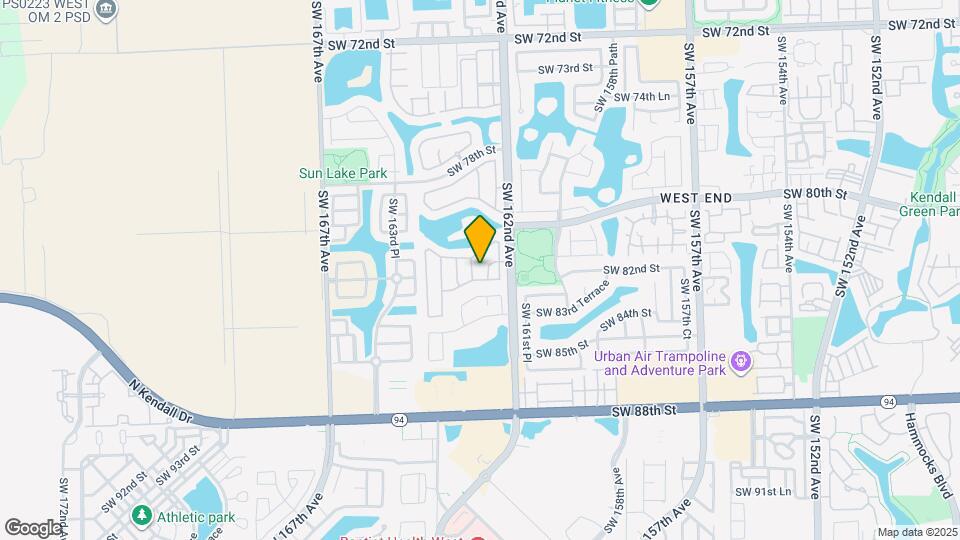 8143 SW 162nd Path Map and Location Details