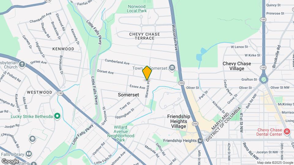 5710 Warwick Pl Map and Location Details