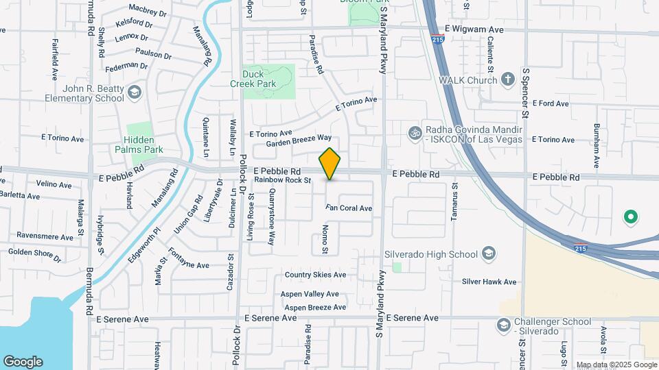 1061 Coral Desert Dr Map and Location Details