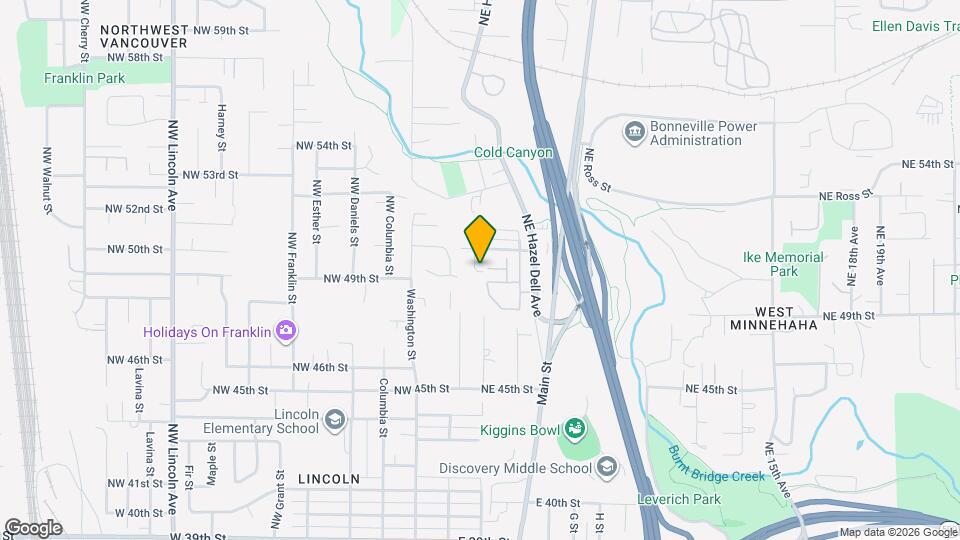 4915 NE 2nd Ct Map and Location Details