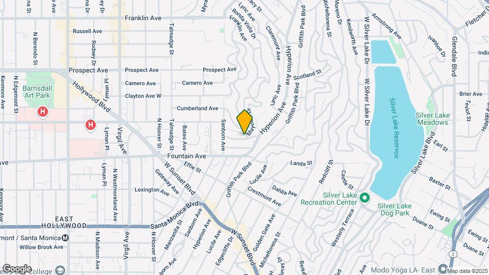 3901 De Longpre Ave Map and Location Details