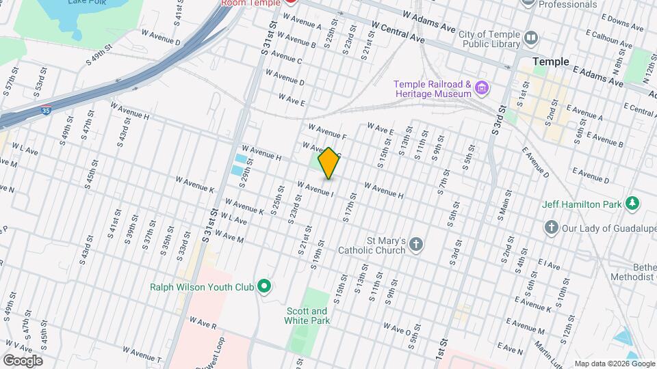 811 S 21st St Map and Location Details