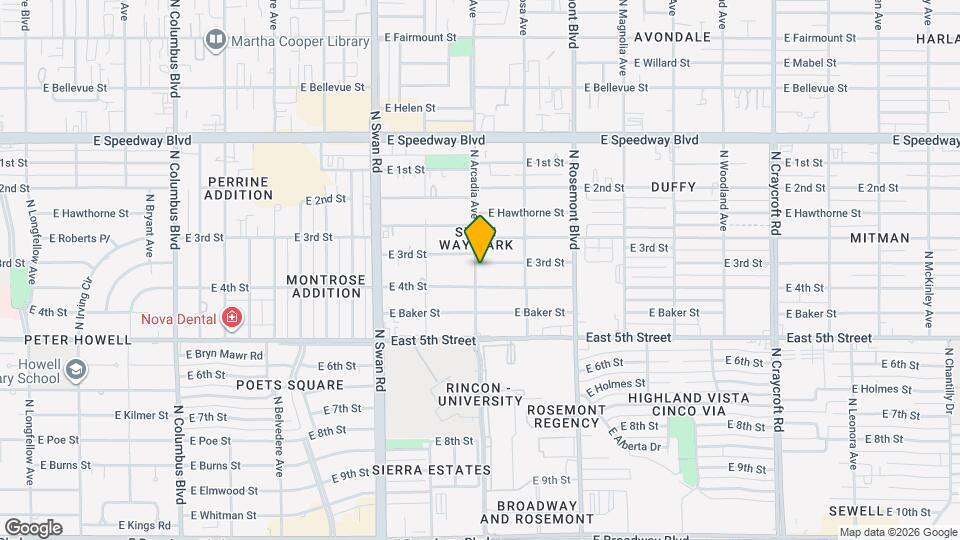 4904 E 3rd St Map and Location Details