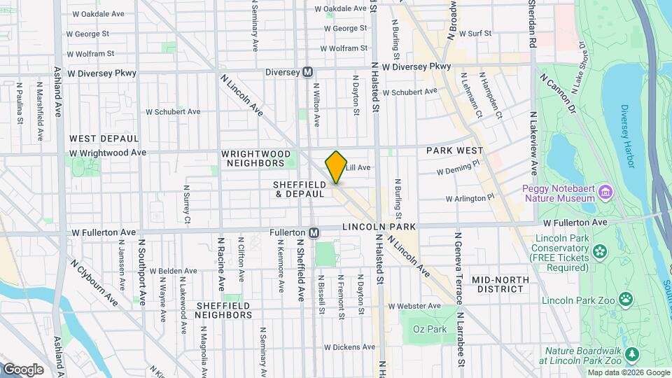 909 W Altgeld St Mapa y Detalles de la Ubicación