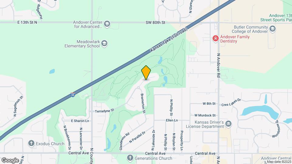 1005 Terradyne Cir Map and Location Details