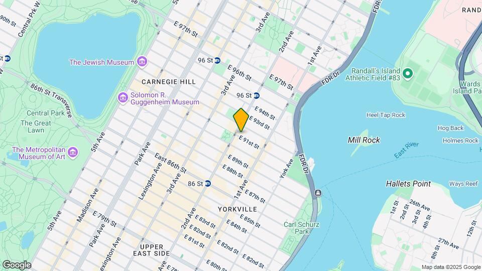 303 E 91st St Map and Location Details