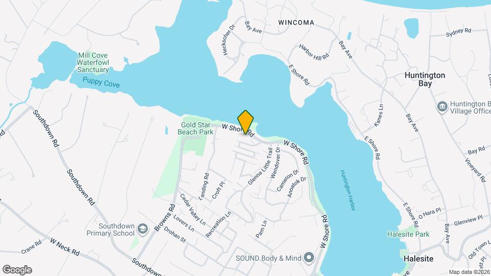 307 W Shore Rd Map and Location Details