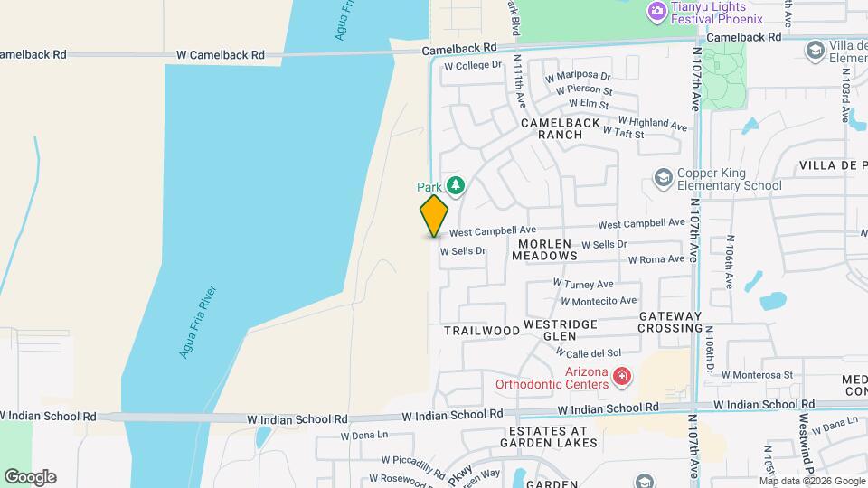 4432 N 113th Dr Map and Location Details