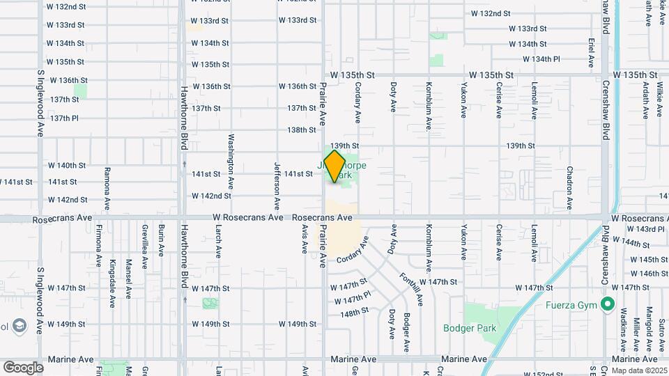 14132 Prairie Ave Map and Location Details