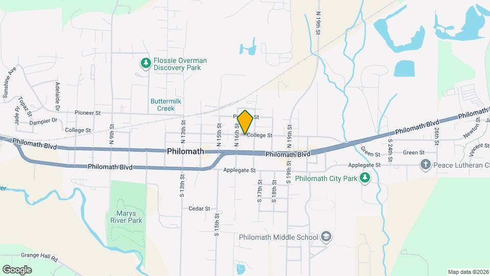 1622 College St Map and Location Details