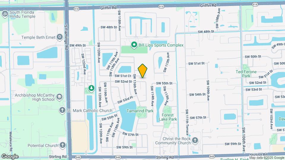 11521 SW 52nd St Mapa y Detalles de la Ubicación