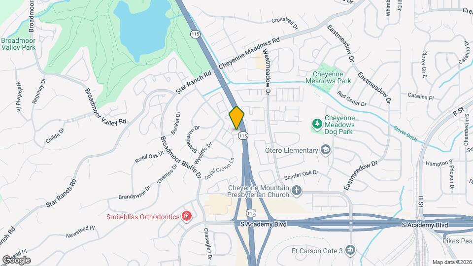 744 Crown Point Dr Map and Location Details