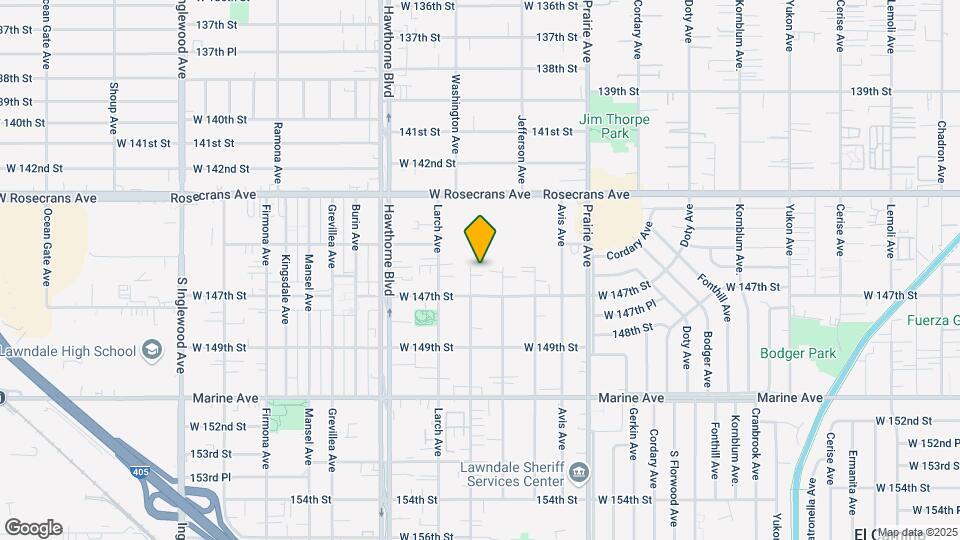 14530 Freeman Ave Mapa y Detalles de la Ubicación