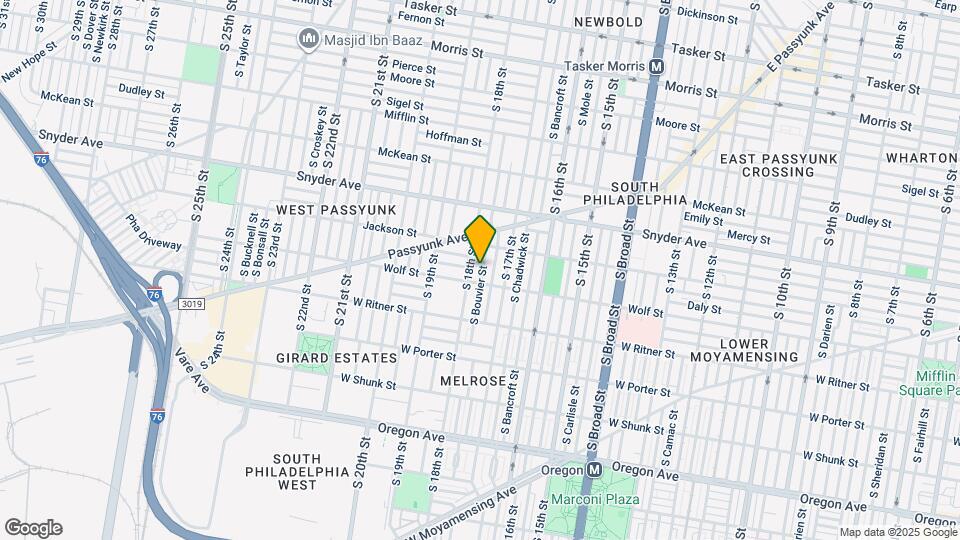 2228 S Bouvier St Map and Location Details