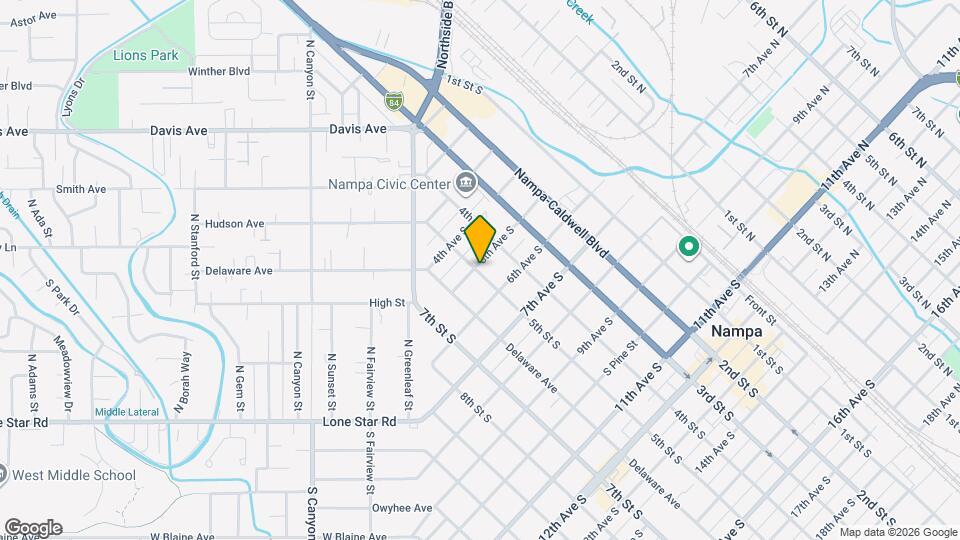 504 5th St S Map and Location Details