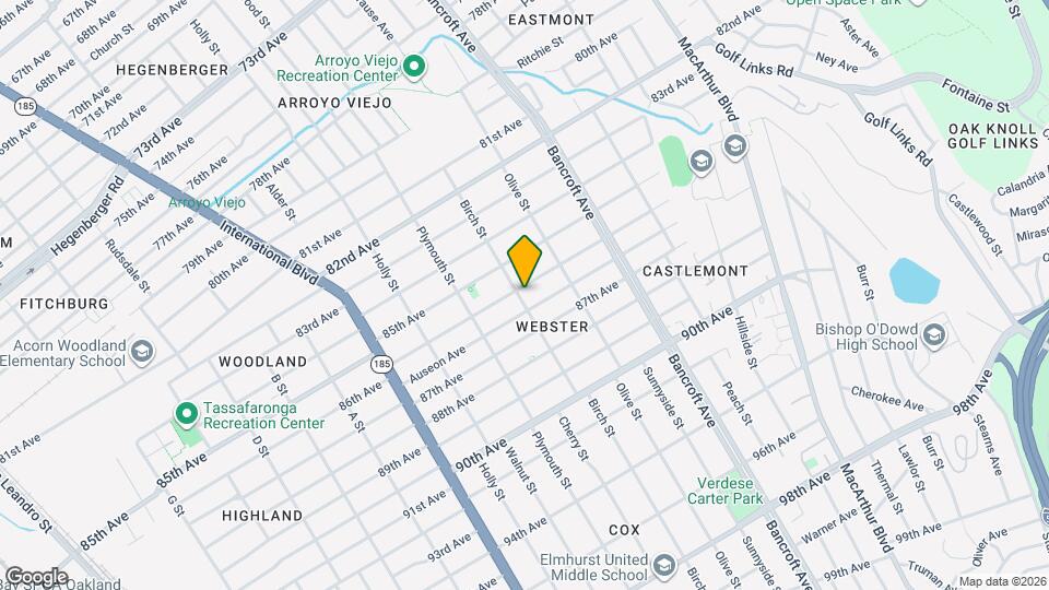 8600 Birch St Map and Location Details