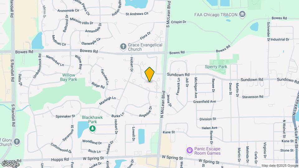 684 Fieldcrest Dr Map and Location Details