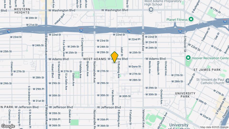 2624 Van Buren Pl Map and Location Details