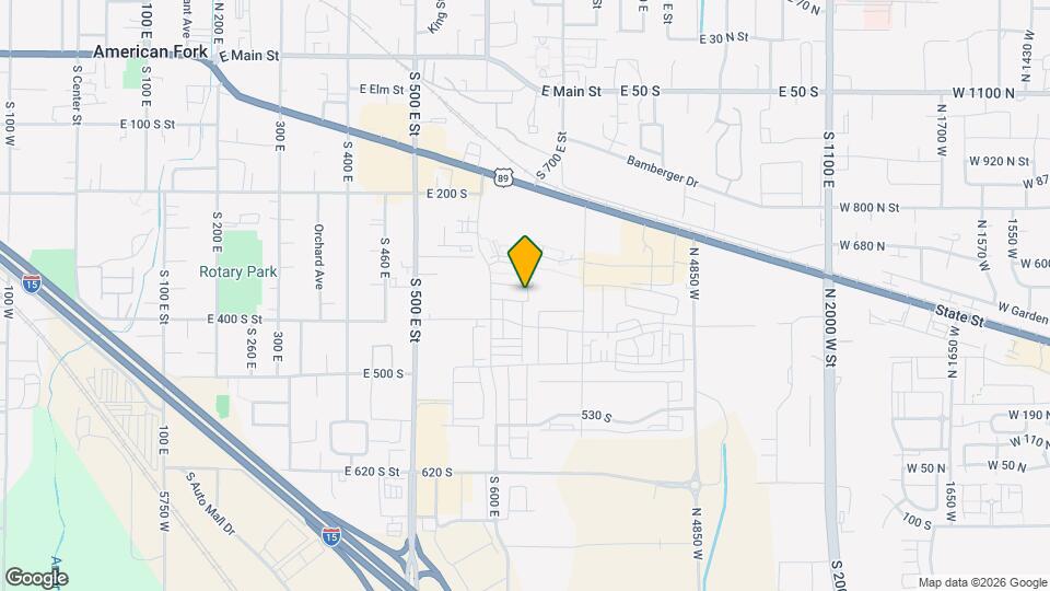 649 E 360 S Map and Location Details