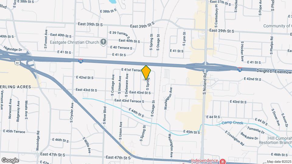 4204 S Spring St Mapa y Detalles de la Ubicación