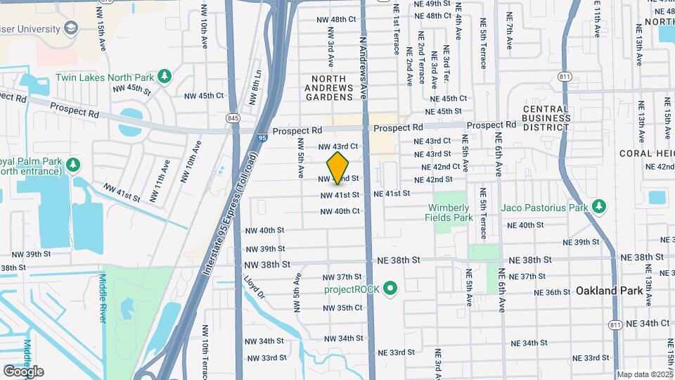 271 NW 41st St-Unit -1 Map and Location Details