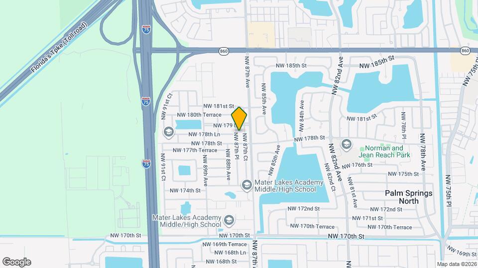 17893 NW 87th Pl Map and Location Details