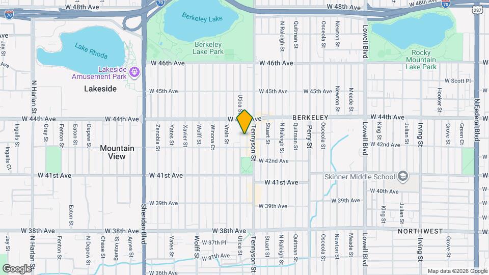 4330 Utica St Map and Location Details