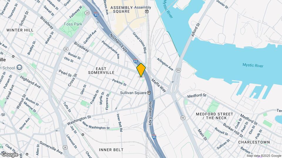 12 Mount Pleasant St, Unit 1 Map and Location Details