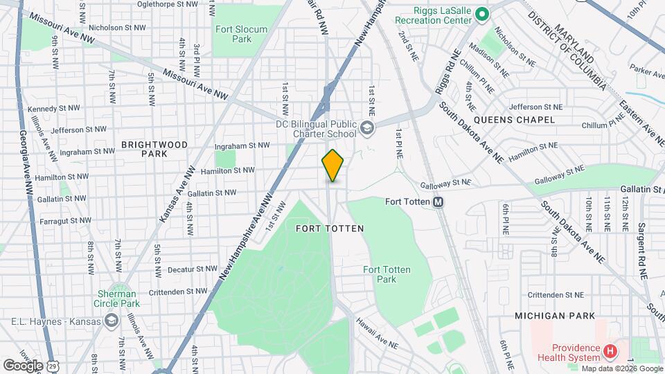 5101 North Capitol St NE, Unit Top Map and Location Details