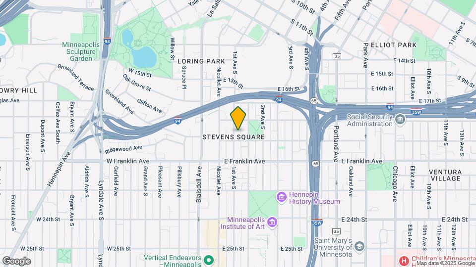 1821 1st Ave S Map and Location Details